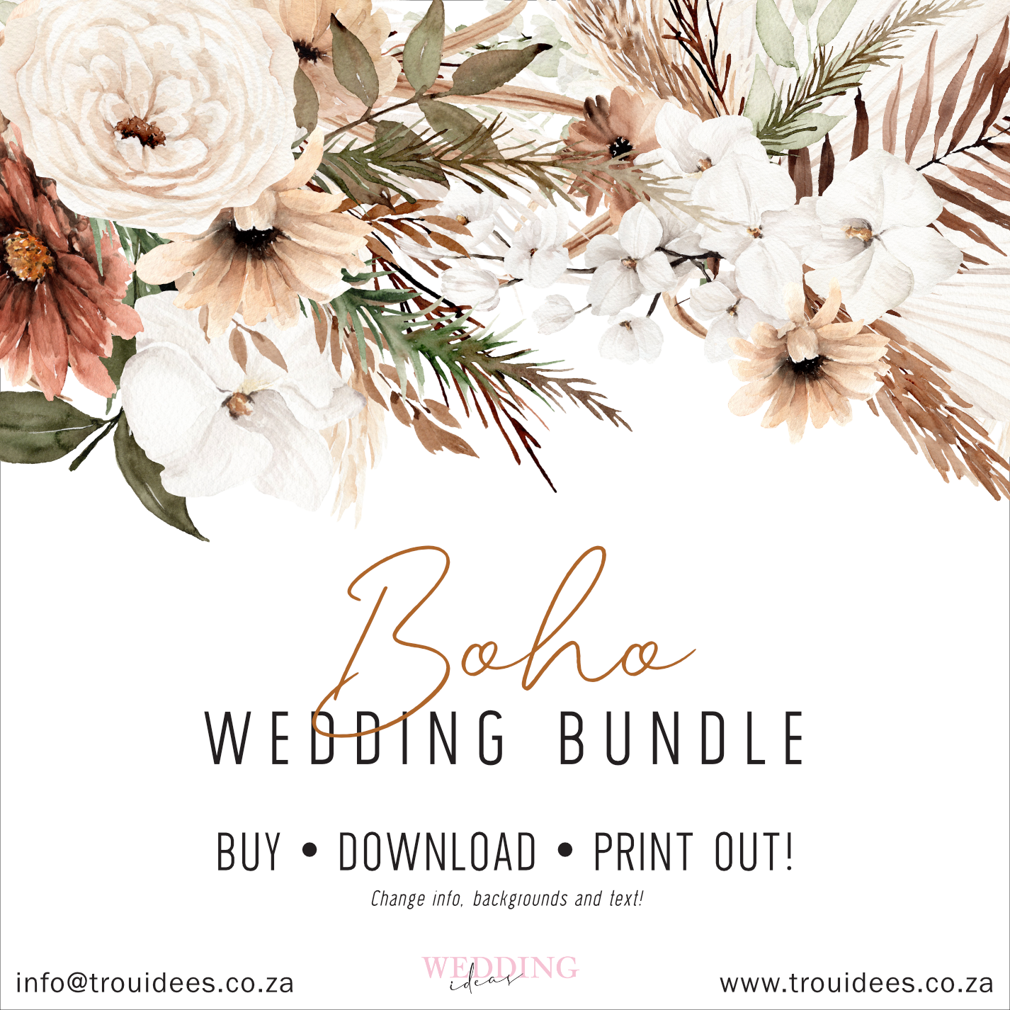 Boho Wedding Stationery